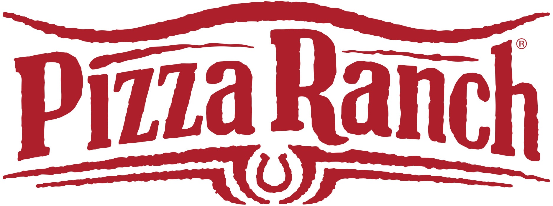Pizza Ranch logo white background red text